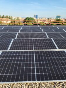 Distribución y conexionado de paneles solares